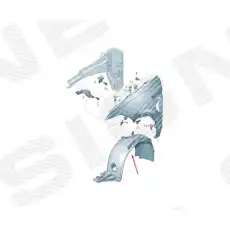 Подкрылок SIGNEDA PVG11153L