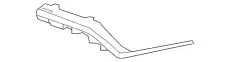 GARNISH ASSY., L. FR. GRILLE UPPER 71185TLAA60 HONDA