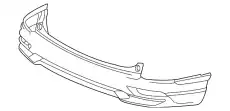 71501TLAA70 FACE. RR. BUMPER LOW HONDA
