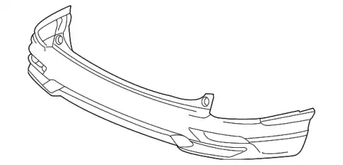 71501TLAA70 FACE. RR. BUMPER LOW HONDA