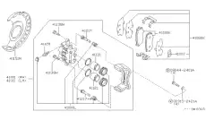 Тормозные колодки дисковые NISSAN DA06M2Y991