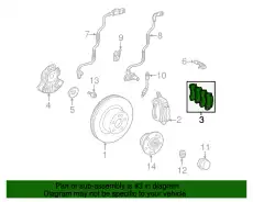Тормозные колодки дисковые MB 004 420 08 20