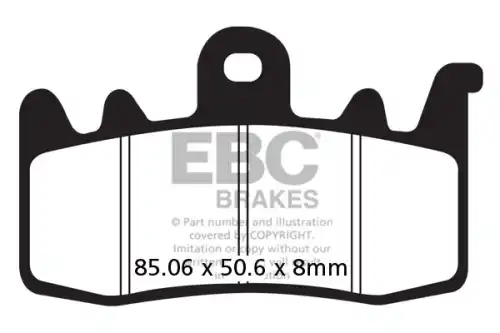Тормозные колодки дисковые EBC FA630
