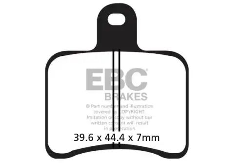 Тормозные колодки дисковые EBC FA272