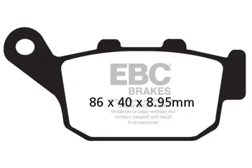 Тормозные колодки дисковые EBC FA496V