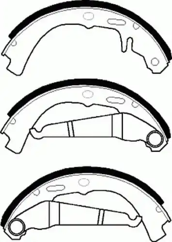 Тормозные колодки барабанные FERODO FSB69