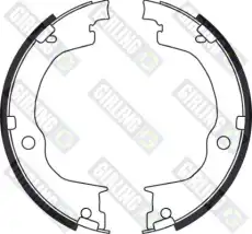 Тормозные колодки барабанные GIRLING 5187499
