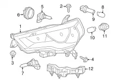 Фара TOYOTA / LEXUS 8114035610
