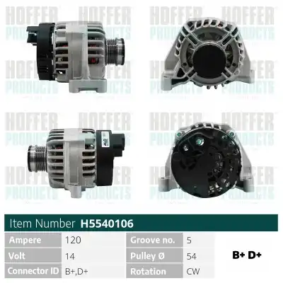 Генератор HOFFER H5540106