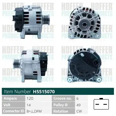 Генератор HOFFER H5515070