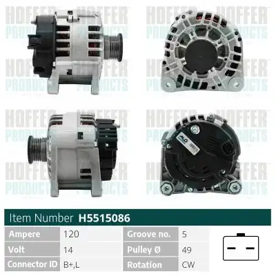Генератор HOFFER H5515086