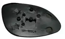 MIRROR GLASS, OUTSIDE MIRROR 2821G02 LORO
