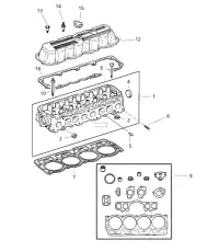 Прокладка ГБЦ CHRYSLER 53009549AB