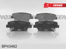 Тормозные колодки дисковые задняя ось FENOX BP43462