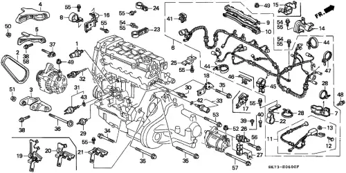 Хомут проводки 32750PR3900 HONDA