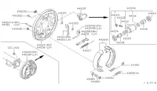 ТОРМ ЦИЛИНДР РАБ ЗАД 441003W40A NISSAN