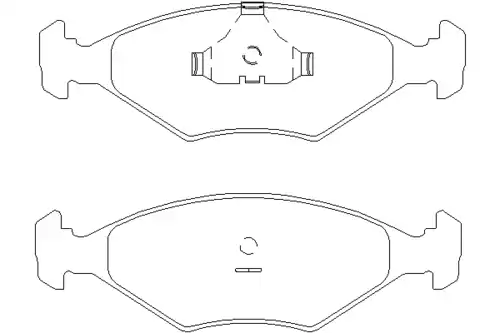 Тормозные колодки дисковые передняя ось MINTEX MDB2904