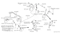 Тормозной шланг 4621070T06 NISSAN