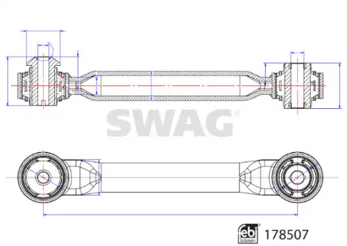 Рычаг подвески SWAG 33 10 4561