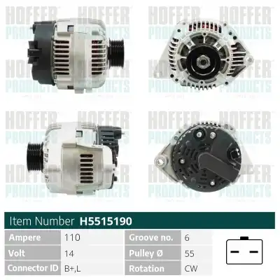 Генератор HOFFER H5515190