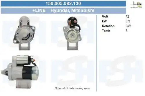 Стартер CV PSH 150.005.082.130