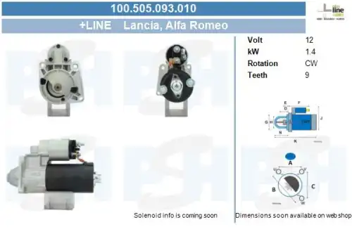Стартер CV PSH 100.505.093.010