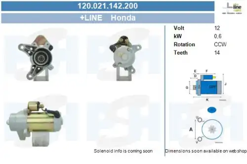 Стартер CV PSH 120.021.142.200