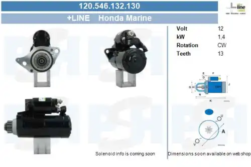 Стартер CV PSH 120.546.132.130