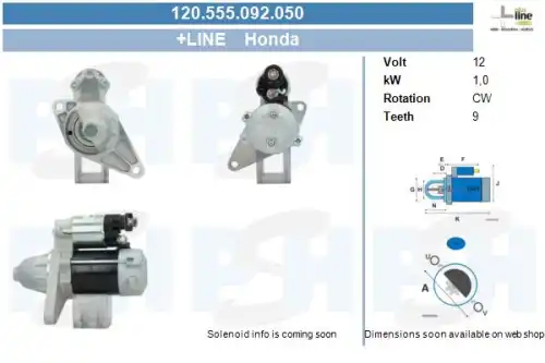 Стартер CV PSH 120.555.092.050