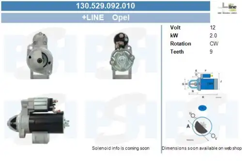 Стартер CV PSH 130.529.092.010