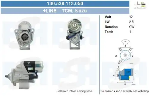 Стартер CV PSH 130.538.113.050