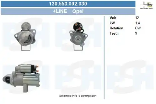 Стартер CV PSH 130.553.092.030