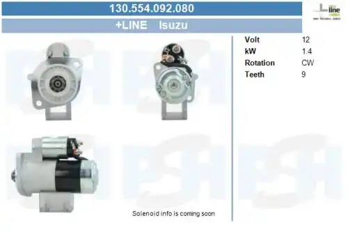 Стартер CV PSH 130.554.092.080