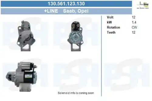 Стартер CV PSH 130.561.123.130