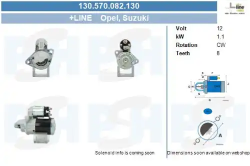 Стартер CV PSH 130.570.082.130