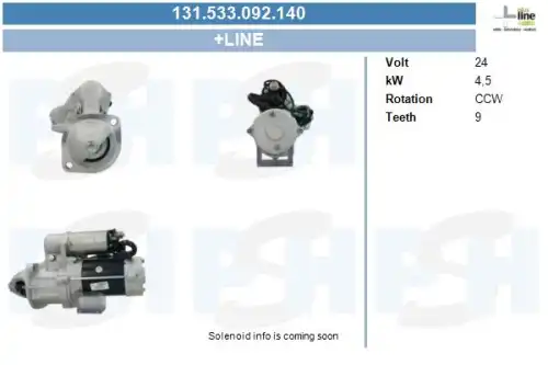 Стартер CV PSH 131.533.092.140