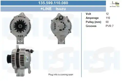 Генератор CV PSH 135.599.110.080