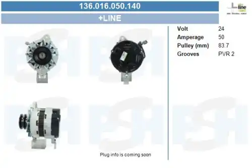 Генератор ! \ISUZU 136.016.050.140 CV PSH