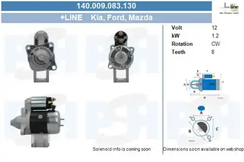 Стартер CV PSH 140.009.083.130