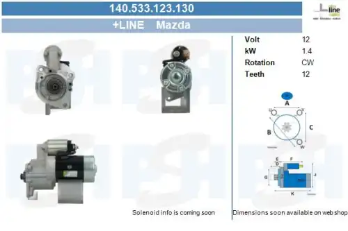 Стартер CV PSH 140.533.123.130