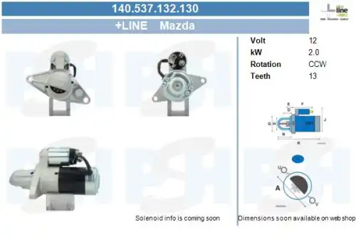 Стартер CV PSH 140.537.132.130