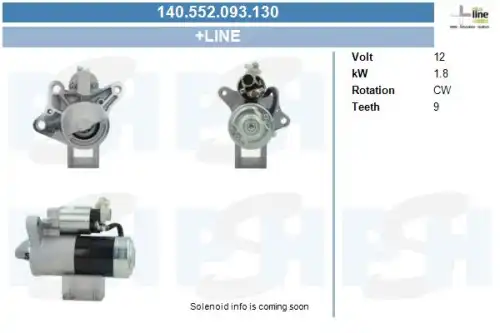 Стартер CV PSH 140.552.093.130