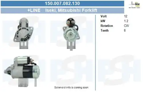 Стартер CV PSH 150.007.082.130