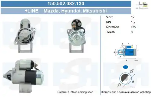 Стартер CV PSH 150.502.082.130