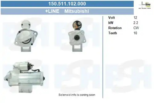 Стартер CV PSH 150.511.102.000