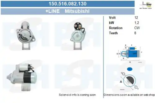 Стартер CV PSH 150.516.082.130