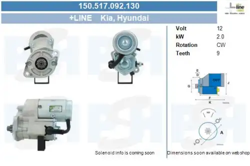 Стартер CV PSH 150.517.092.130