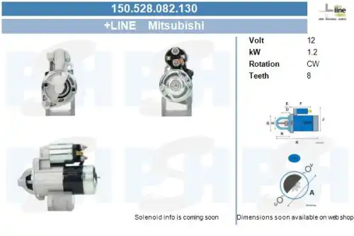 Стартер CV PSH 150.528.082.130
