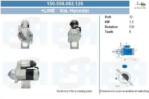 Стартер CV PSH 150.559.082.120