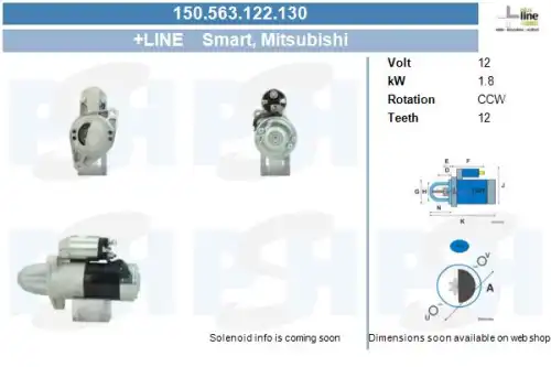 Стартер CV PSH 150.563.122.130